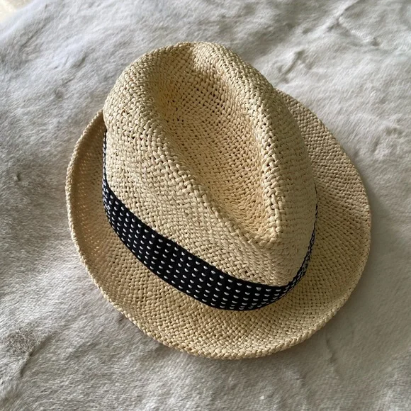 Banana Republic Panama Fedora Hat NWT S/M Banana Republic Unisex Camel Colour Fedora Panama Hat NWT S  main image 2
